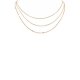 Brass Metal Layered Necklace