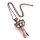 Metal Mushroom Pendant Necklace