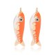 Koi stud earrings earrings personality